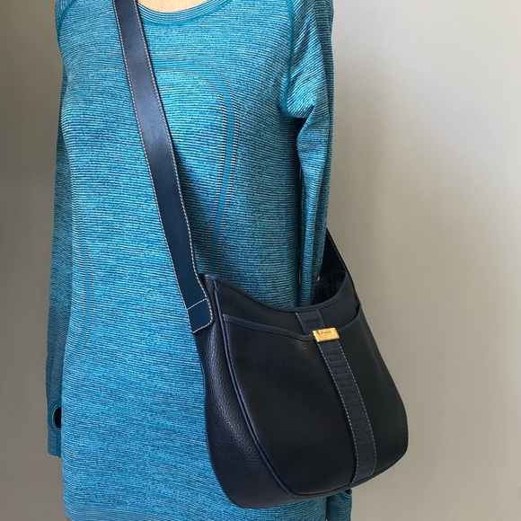 Lancel Paris Vintage Leather Shoulder Bag EUC Authentic Made in Italy ~1994 - Picture 13 of 13